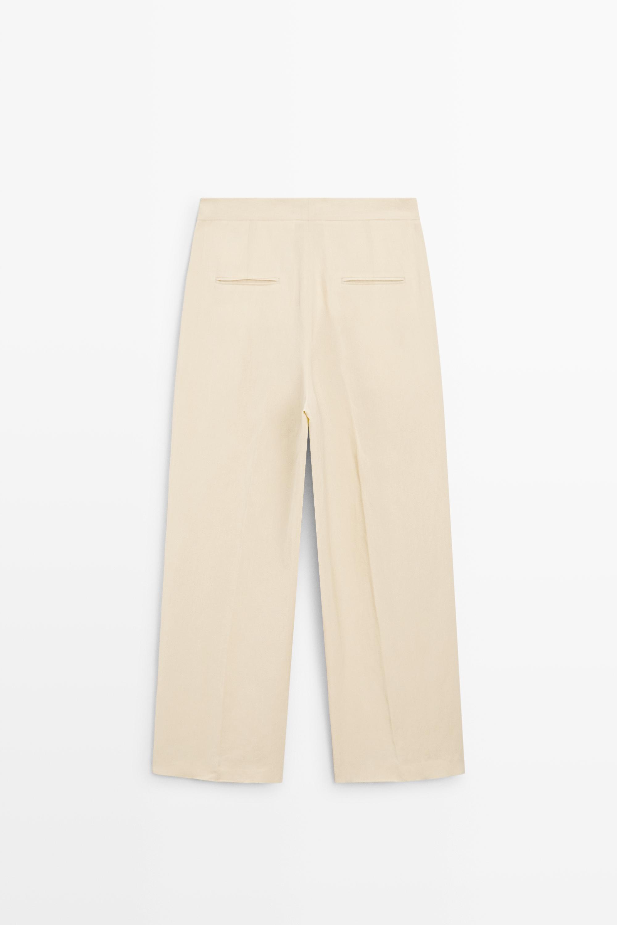 Pantalon fluide pliss